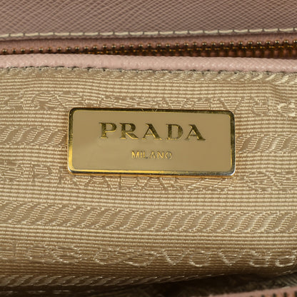 Prada Saffiano Lux Medium Double Zip Tote Cammeo 7 of 10