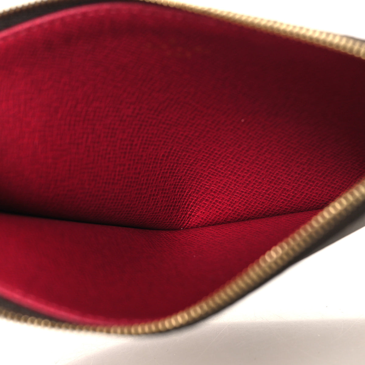 Louis Vuitton Monogram Felicie Chain Wallet Zippered Insert Fuchsia 5 of 6