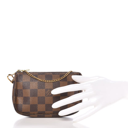 Louis Vuitton Damier Ebene Mini Pochette Accessories 2 of 9