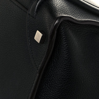 Celine Drummed Calfskin Mini Luggage Black 12 of 15