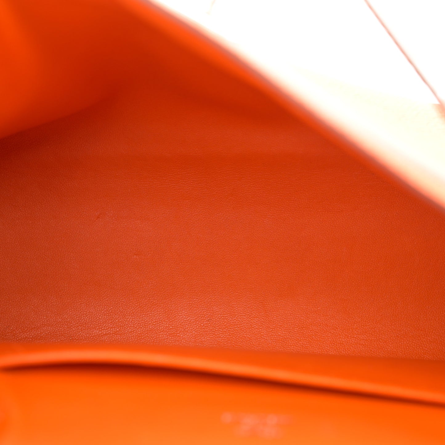 Epsom Kelly Pochette Clutch Orange