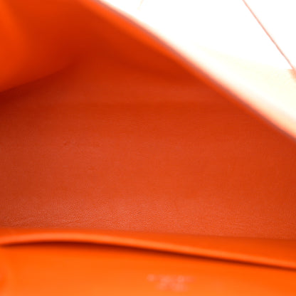Hermes Epsom Kelly Pochette Clutch Orange 5 of 12