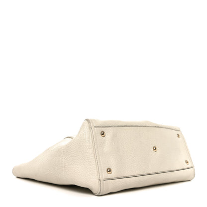 Gucci Pebbled Calfskin Medium Soho Shoulder Bag Off White 4 of 11