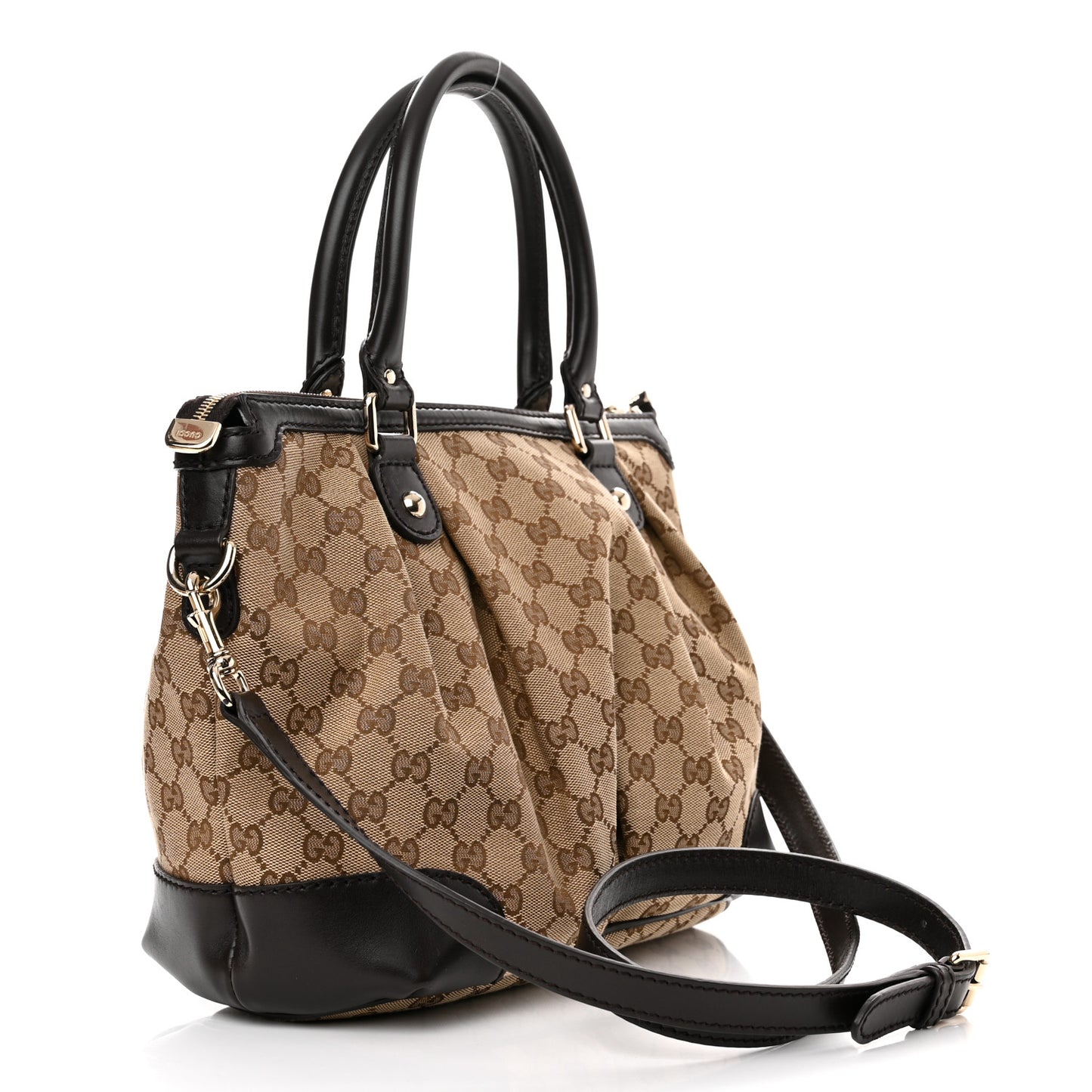Monogram Medium Sukey Top Handle Dark Brown