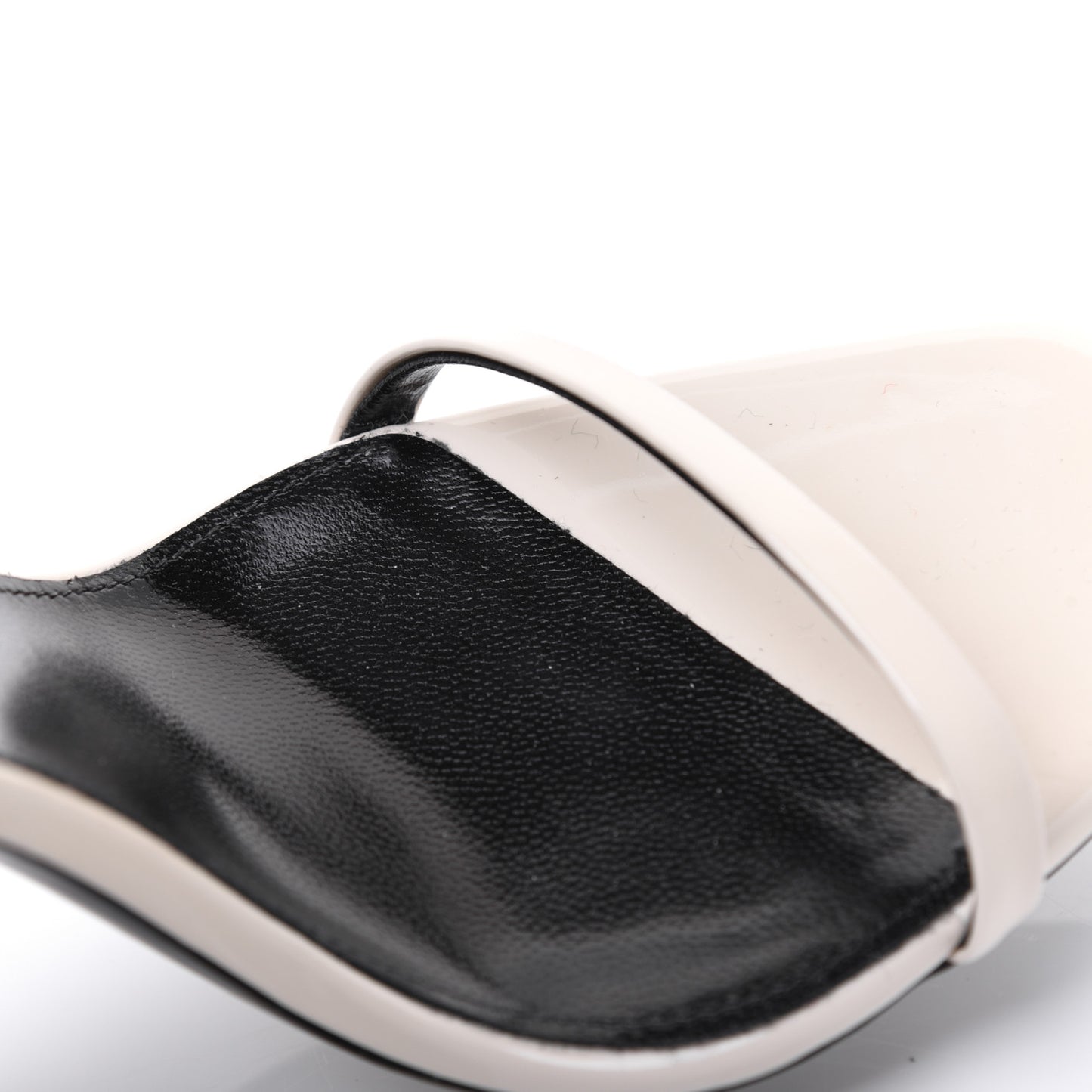 Patent Calfskin 110 Opyum Sandals 38.5 Neutro