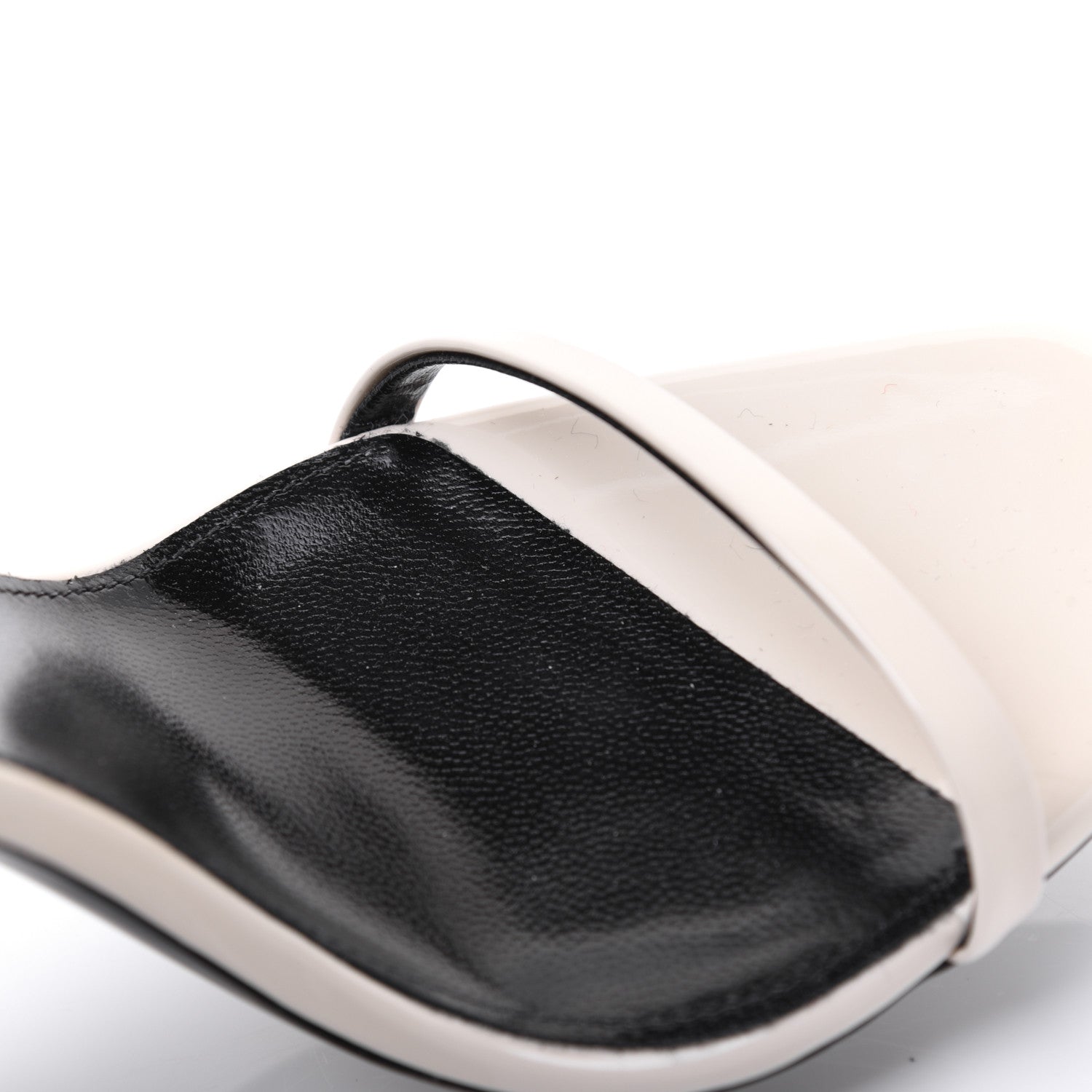 Saint Laurent Patent Calfskin 110 Opyum Sandals 38.5 Neutro 12 of 16