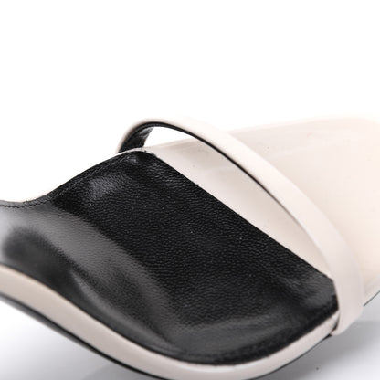Saint Laurent Patent Calfskin 110 Opyum Sandals 38.5 Neutro 12 of 16