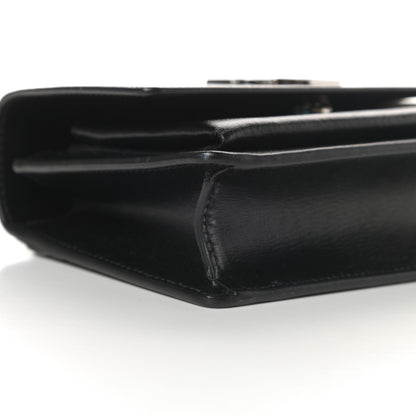Saint Laurent Calfskin Monogram Sunset Chain Wallet Black 9 of 11