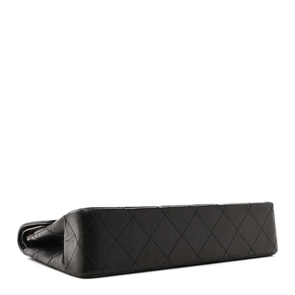 Chanel Lambskin Quilted Medium Single Flap Black 4 of 14