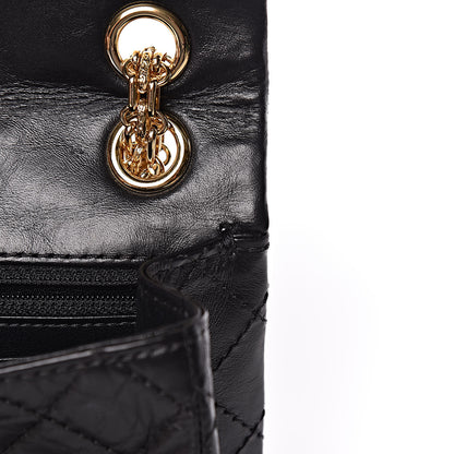 Chanel Aged Calfskin Quilted 2.55 Reissue Mini Flap Black 3 of 14