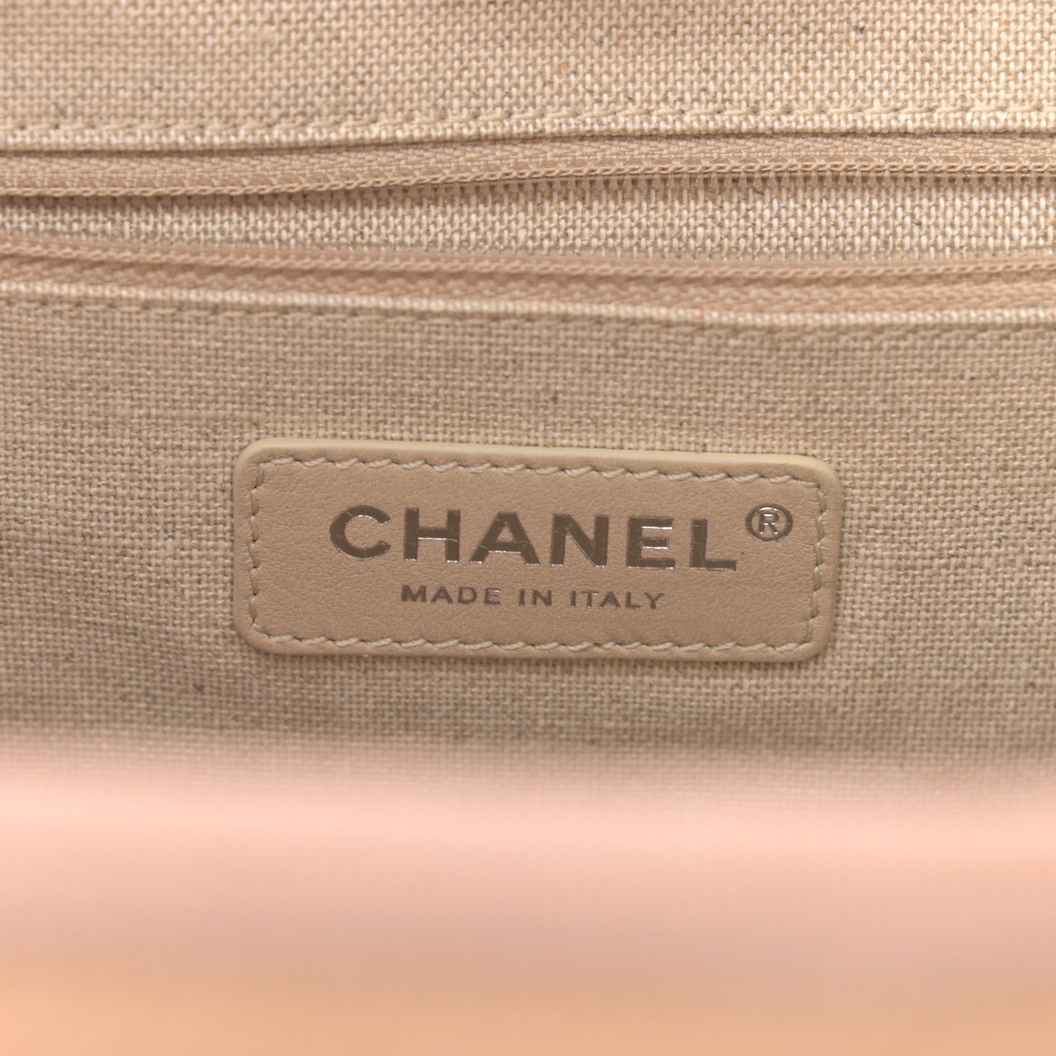 Chanel Mixed Fibers Small Deauville Tote Beige 7 of 12