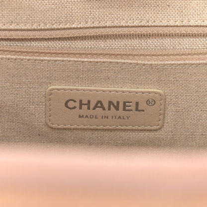 Chanel Mixed Fibers Small Deauville Tote Beige 7 of 12