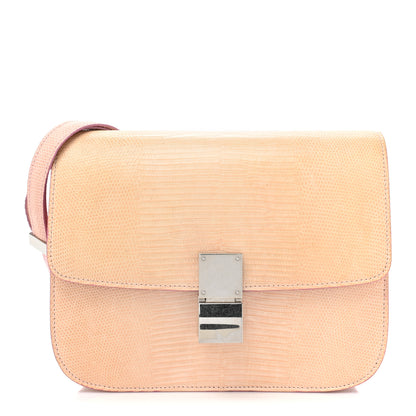 Celine Lizard Medium Classic Box Flap Bag Pink 1 of 15