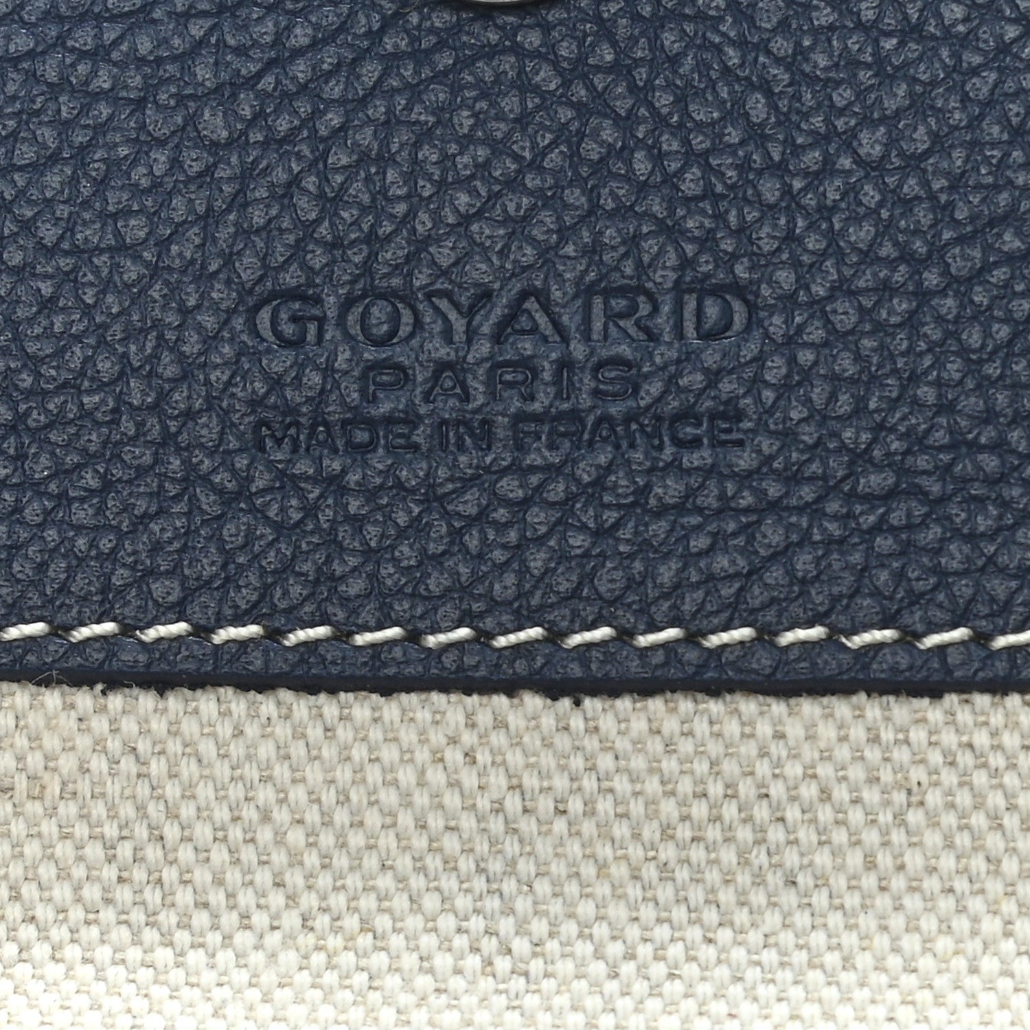 Goyard Goyardine Pouch Navy 6 of 6
