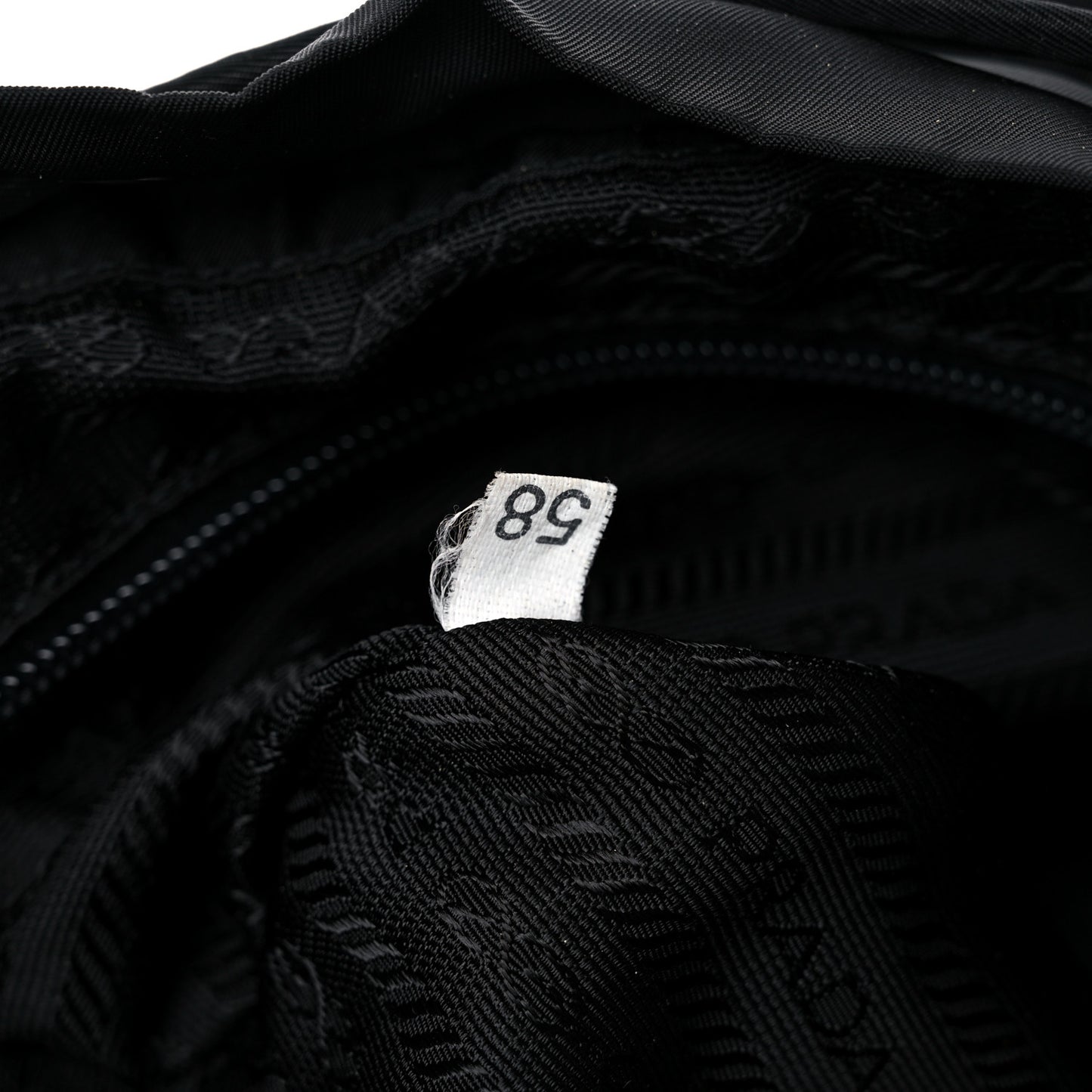 Nylon Vela Mini Cinch Backpack Black