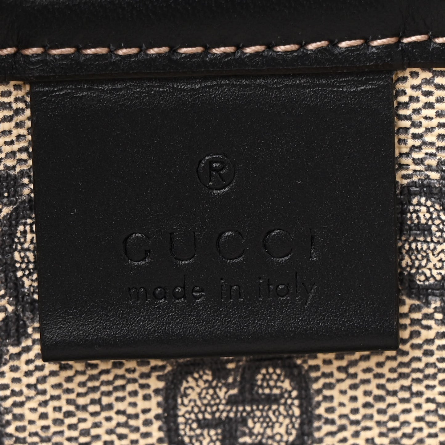 GG Plus Monogram Medium Signature Web Loop Tote Navy