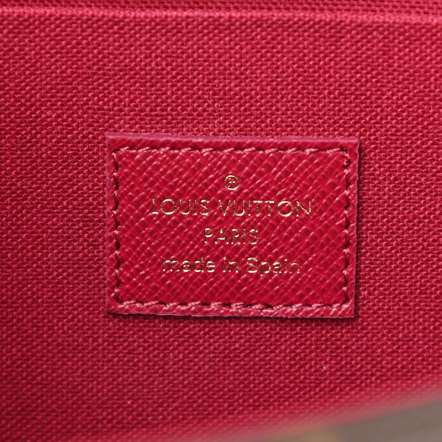 Louis Vuitton Monogram Pochette Felicie Chain Wallet Fuchsia 7 of 9