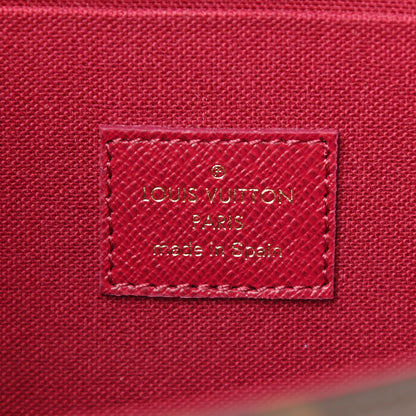 Louis Vuitton Monogram Pochette Felicie Chain Wallet Fuchsia 7 of 9