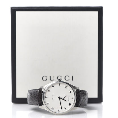 Gucci Stainless Steel Alligator 40mm G-Timeless Charm Automatic Watch 7 of 7