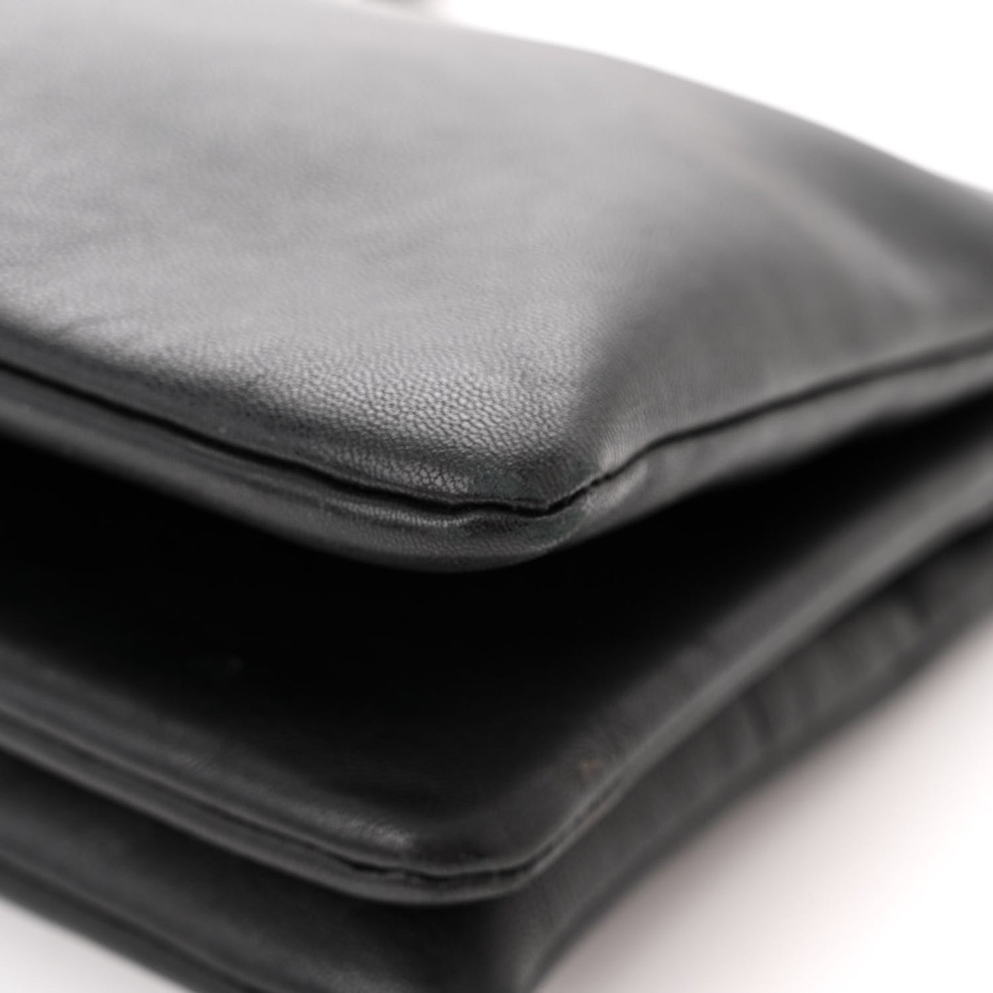 Lambskin Small Trio Crossbody Bag Black
