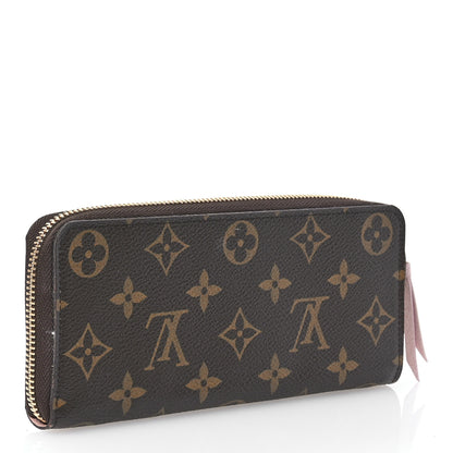 Louis Vuitton Monogram Clemence Wallet Rose Ballerine 3 of 8