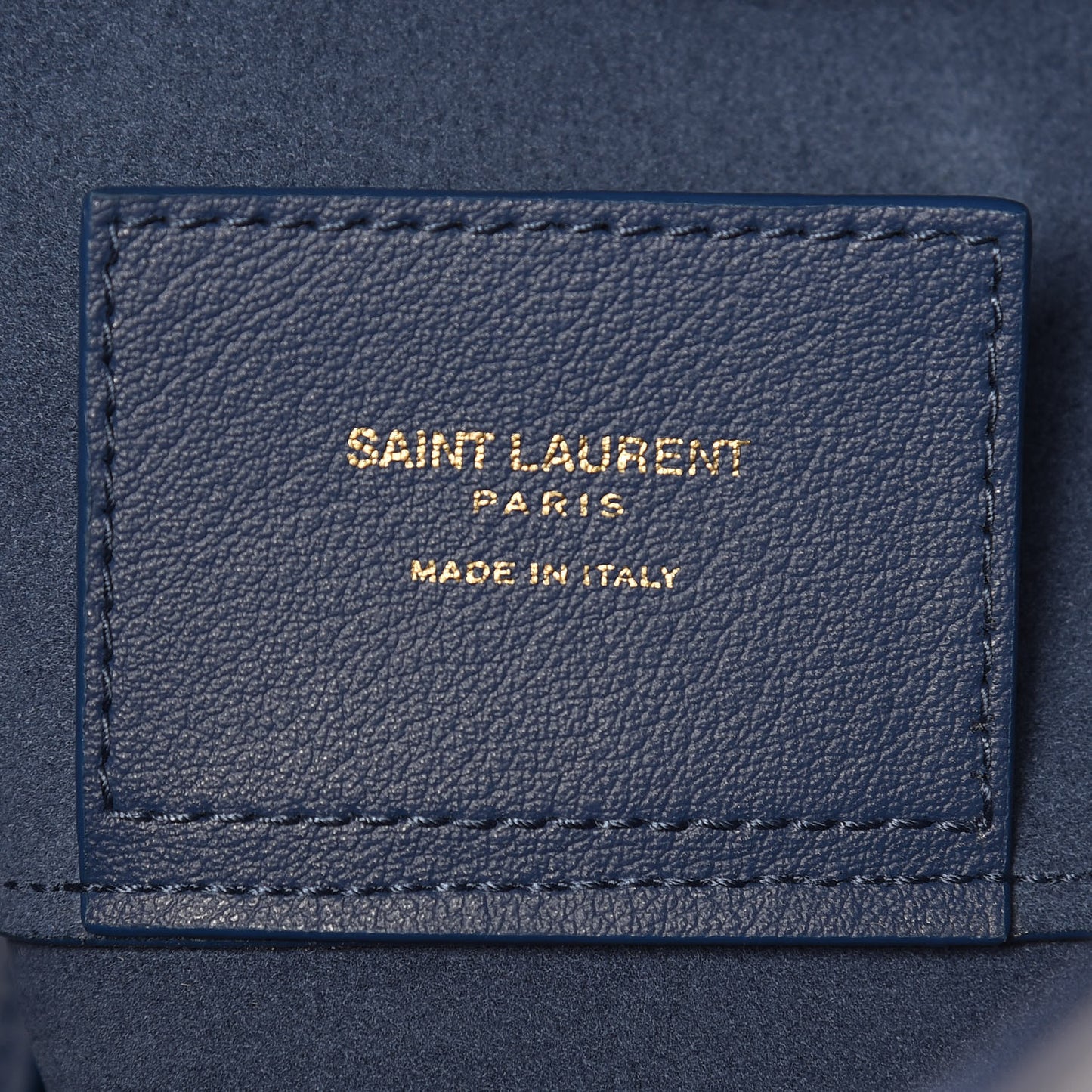 Calfskin Large Shopping Tote Denim