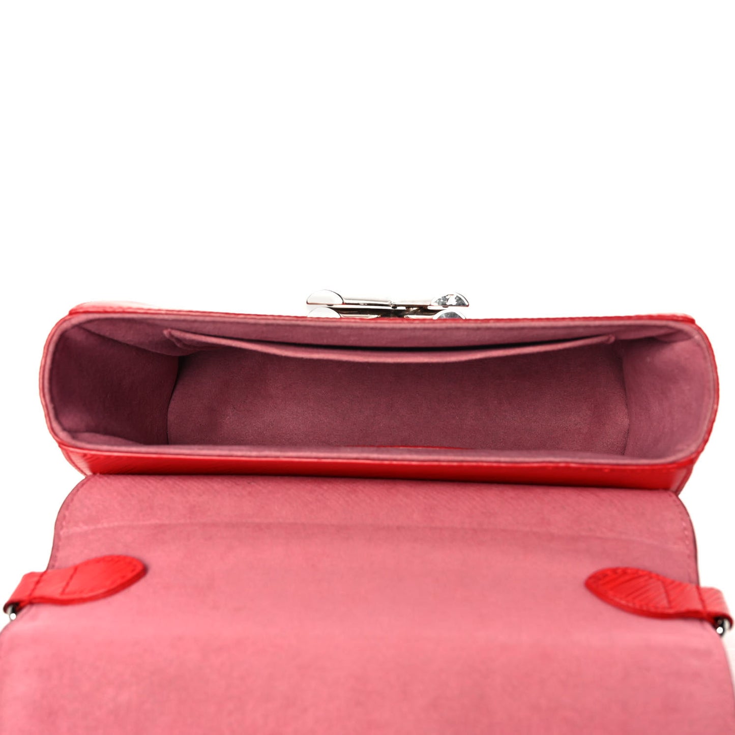 Epi Twist Shoulder Bag MM Coquelicot