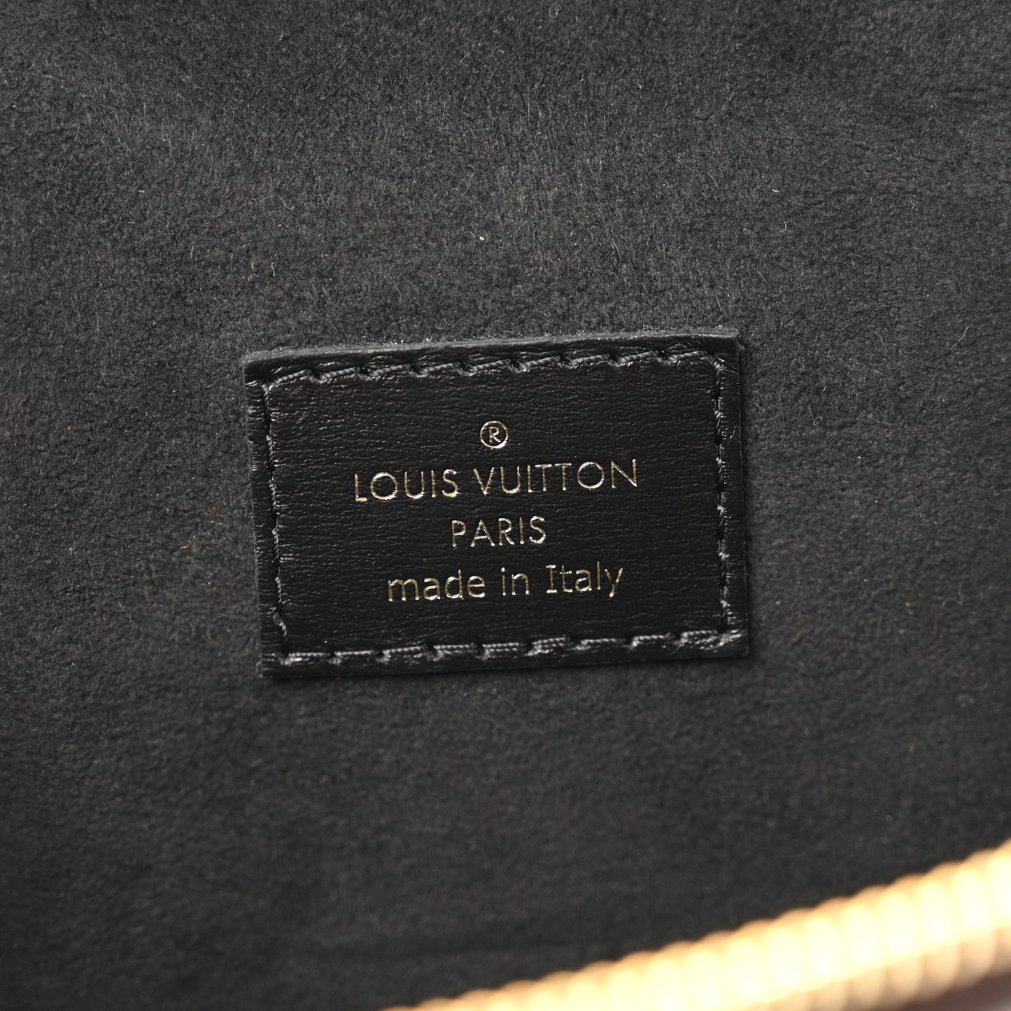 Reverse Monogram Vanity Chain Pouch