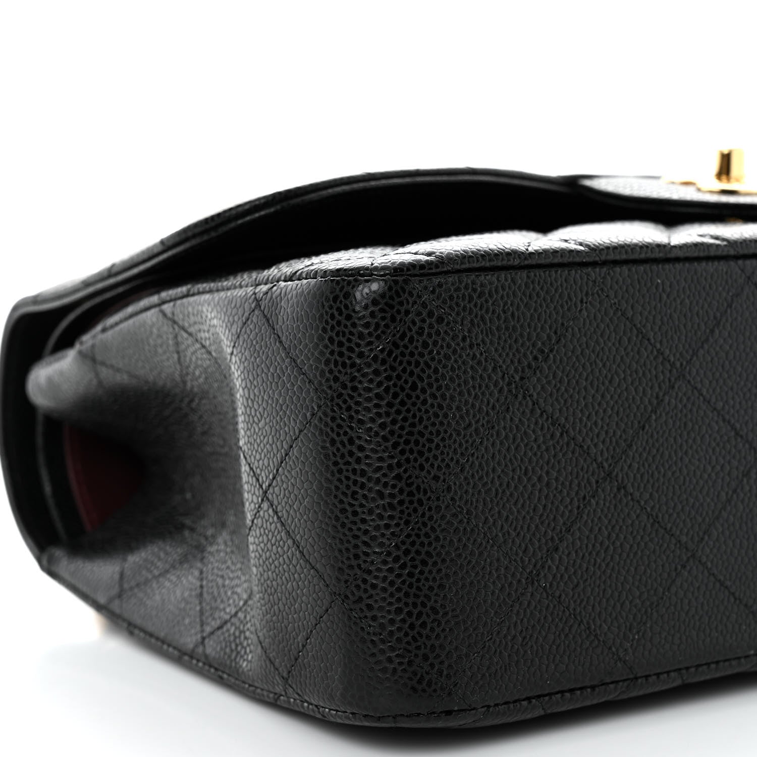Chanel Caviar Quilted Jumbo Double Flap Black 9 of 11