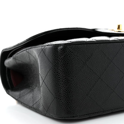 Chanel Caviar Quilted Jumbo Double Flap Black 9 of 11