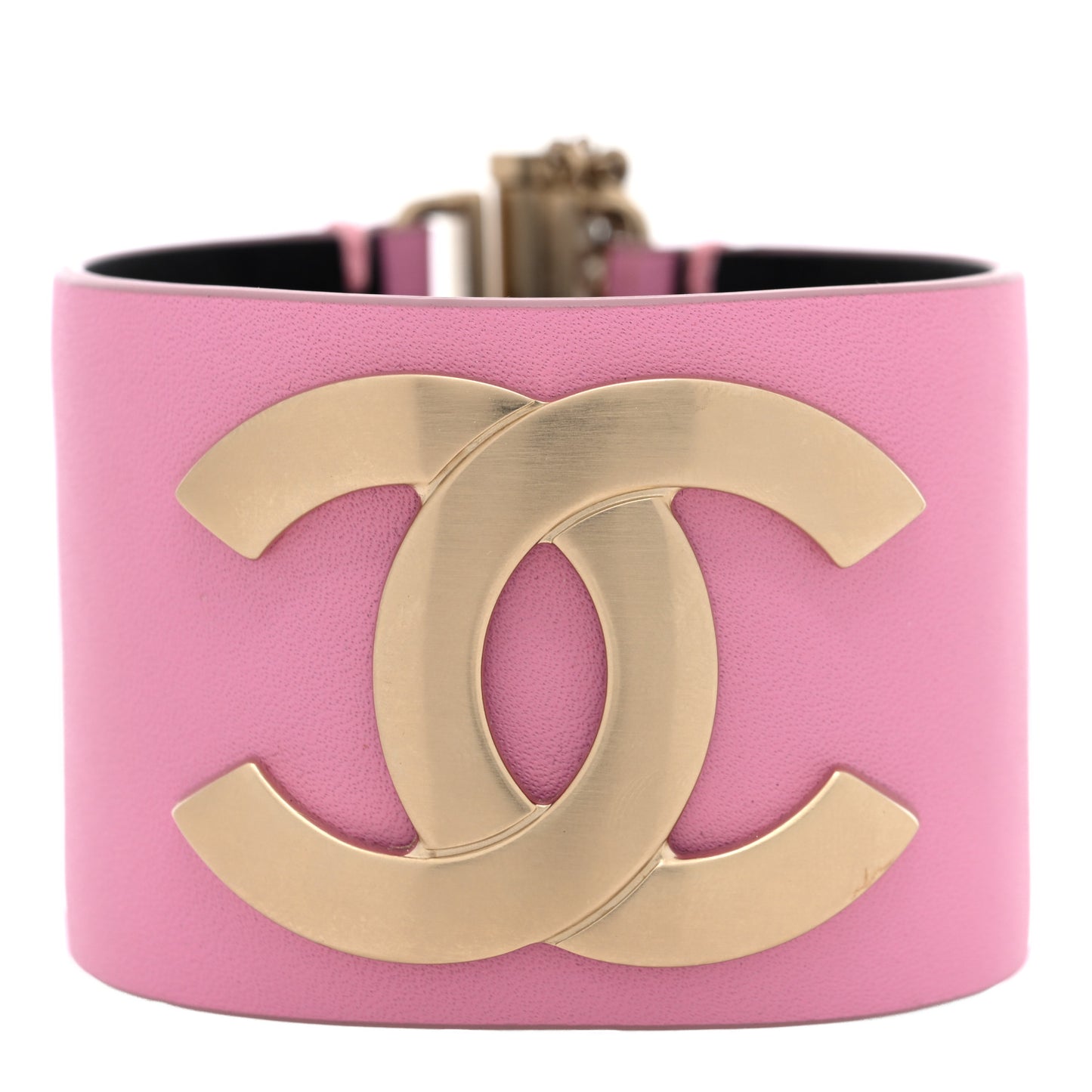Calfskin CC Wide Cuff M Pink