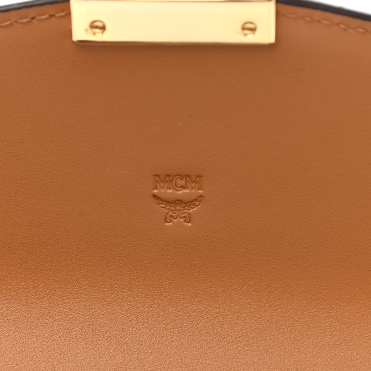 MCM Visetos Large Patricia Wallet On Chain Cognac 6 of 11