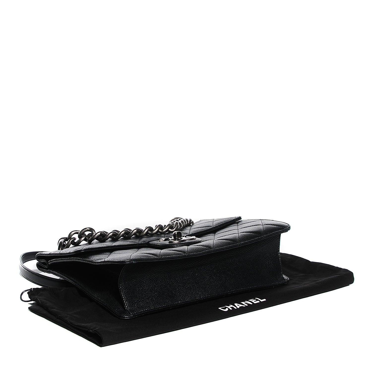 Chanel Caviar Quilted Large Retro Class Flap Black 4 of 9