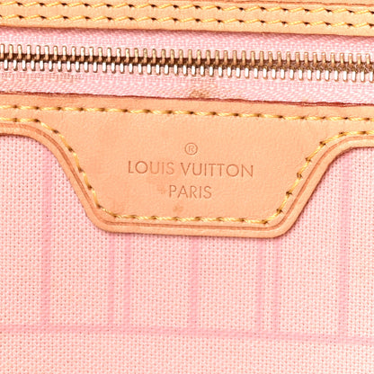 Louis Vuitton Damier Azur Neo Neverfull MM Rose Ballerine 6 of 10