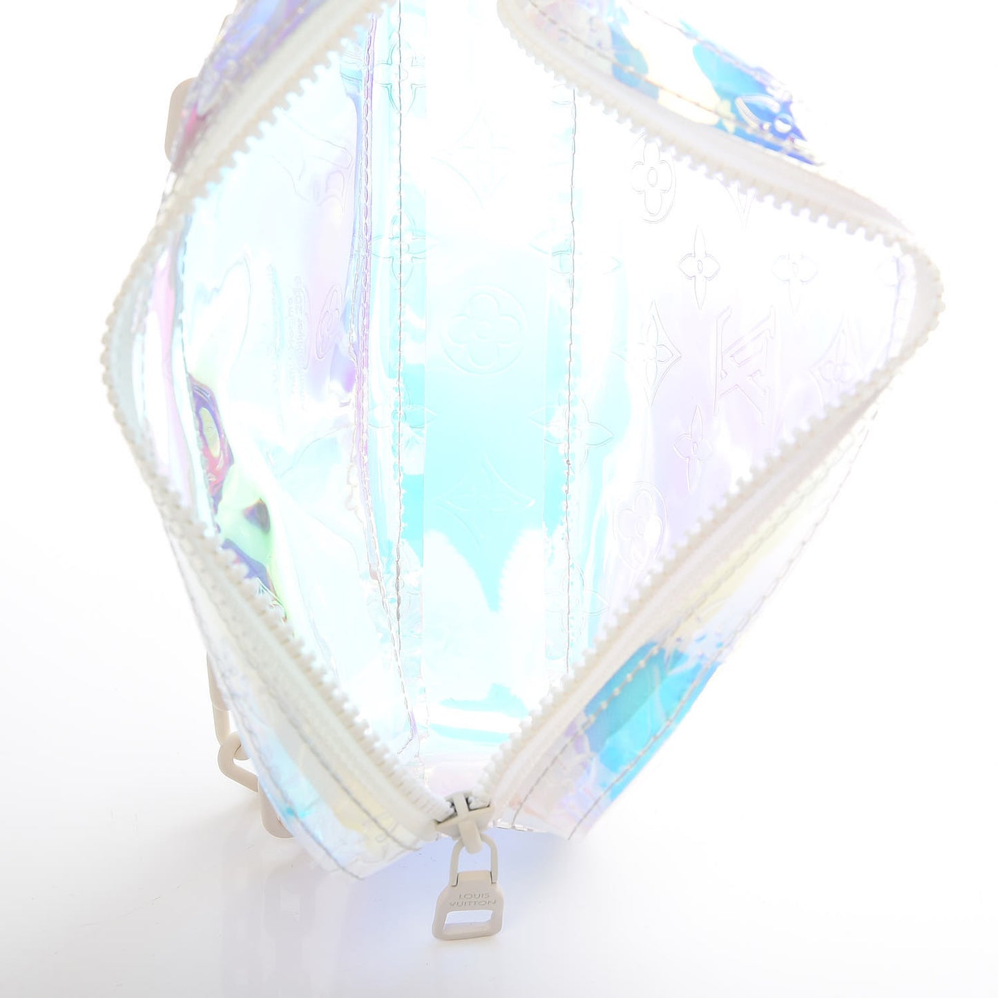 PVC Monogram Pochette Volga Iridescent Prism