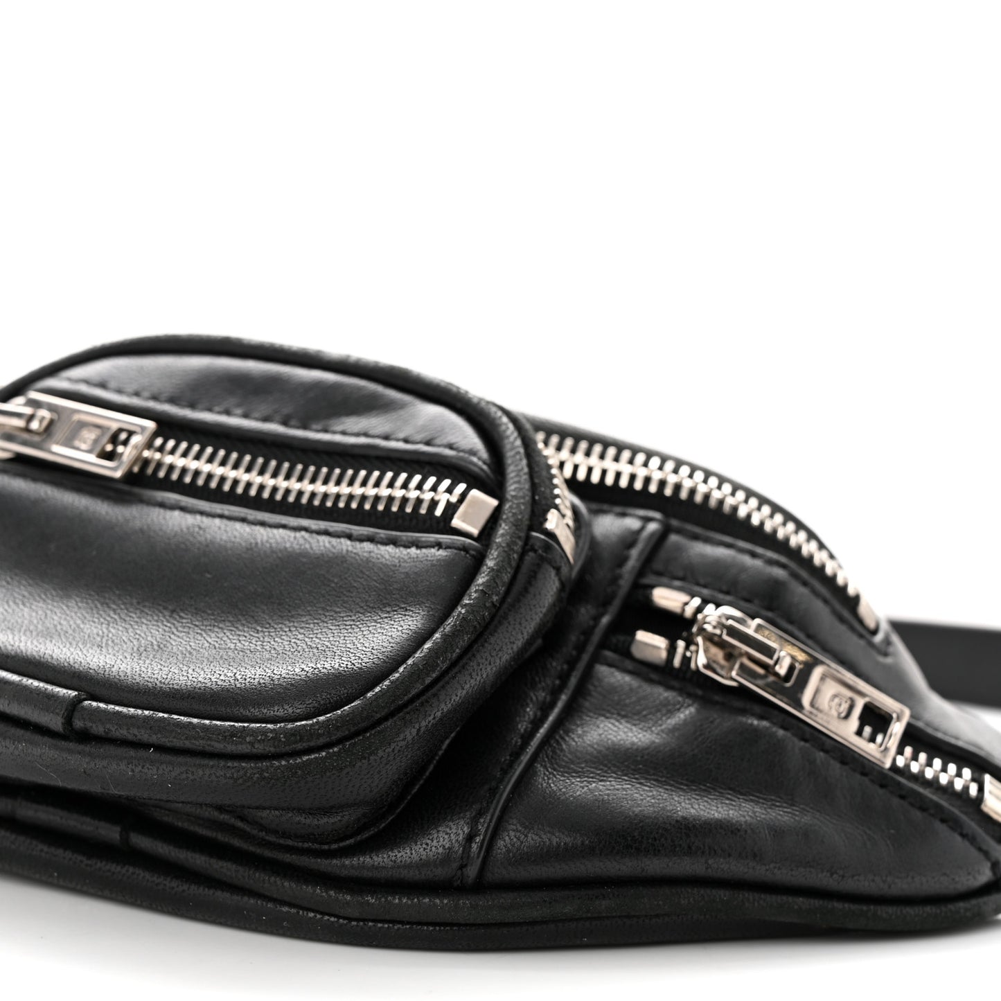Lambskin Mini Attica Belt Bag Black