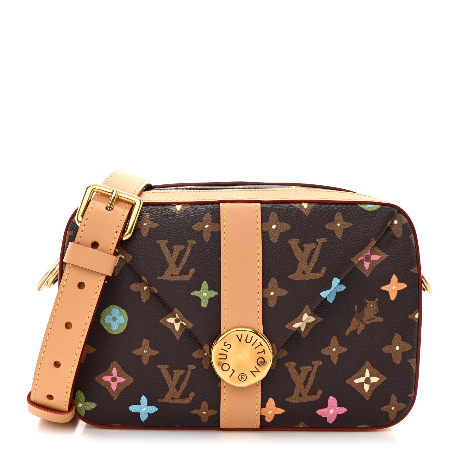 Louis Vuitton X TYLER THE CREATOR Monogram Craggy Envelope Messenger Chocolate 1 of 10