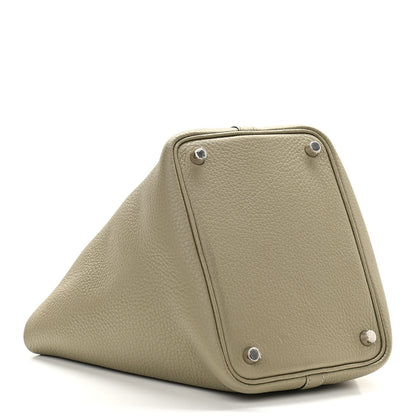 Hermes Taurillon Clemence Picotin Lock 18 PM Sauge 3 of 10