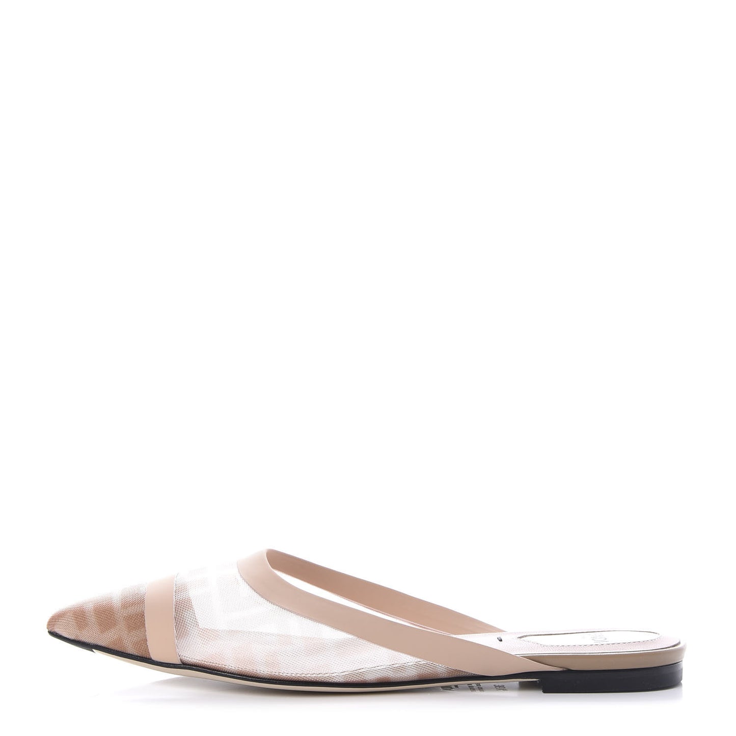 Technical Mesh FF Colibri Flat Mules 36.5 Rose Nudo