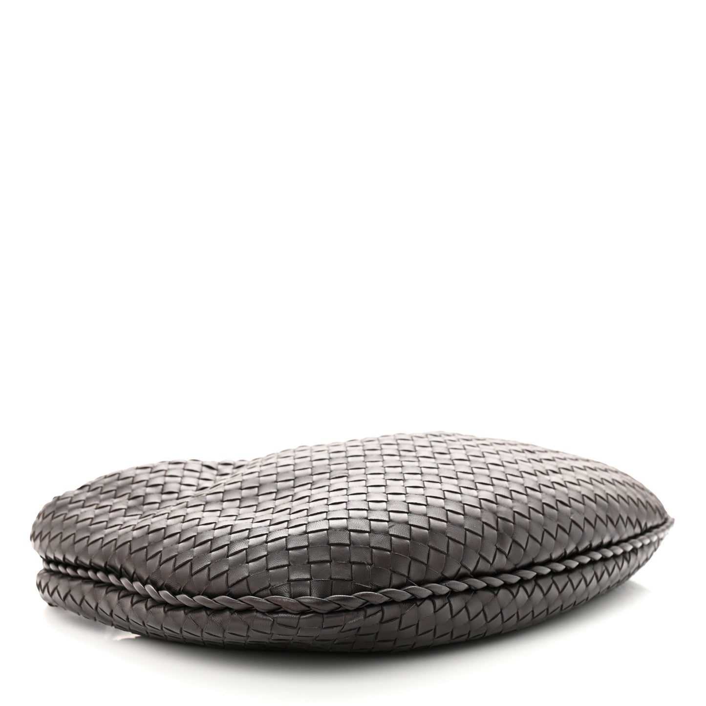 Nappa Intrecciato Medium Veneta Hobo Ebano