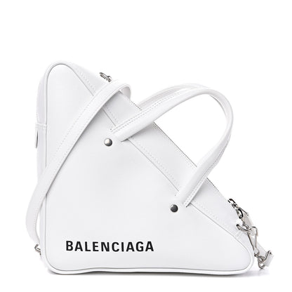 Balenciaga Calfskin S Triangle Duffle White 1 of 9