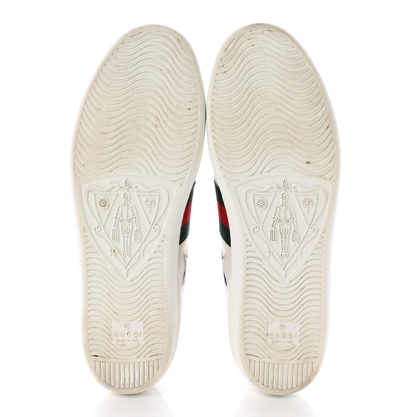 Calfskin Ayers Web Star Embroidered Womens Ace Sneakers 39 White Multi