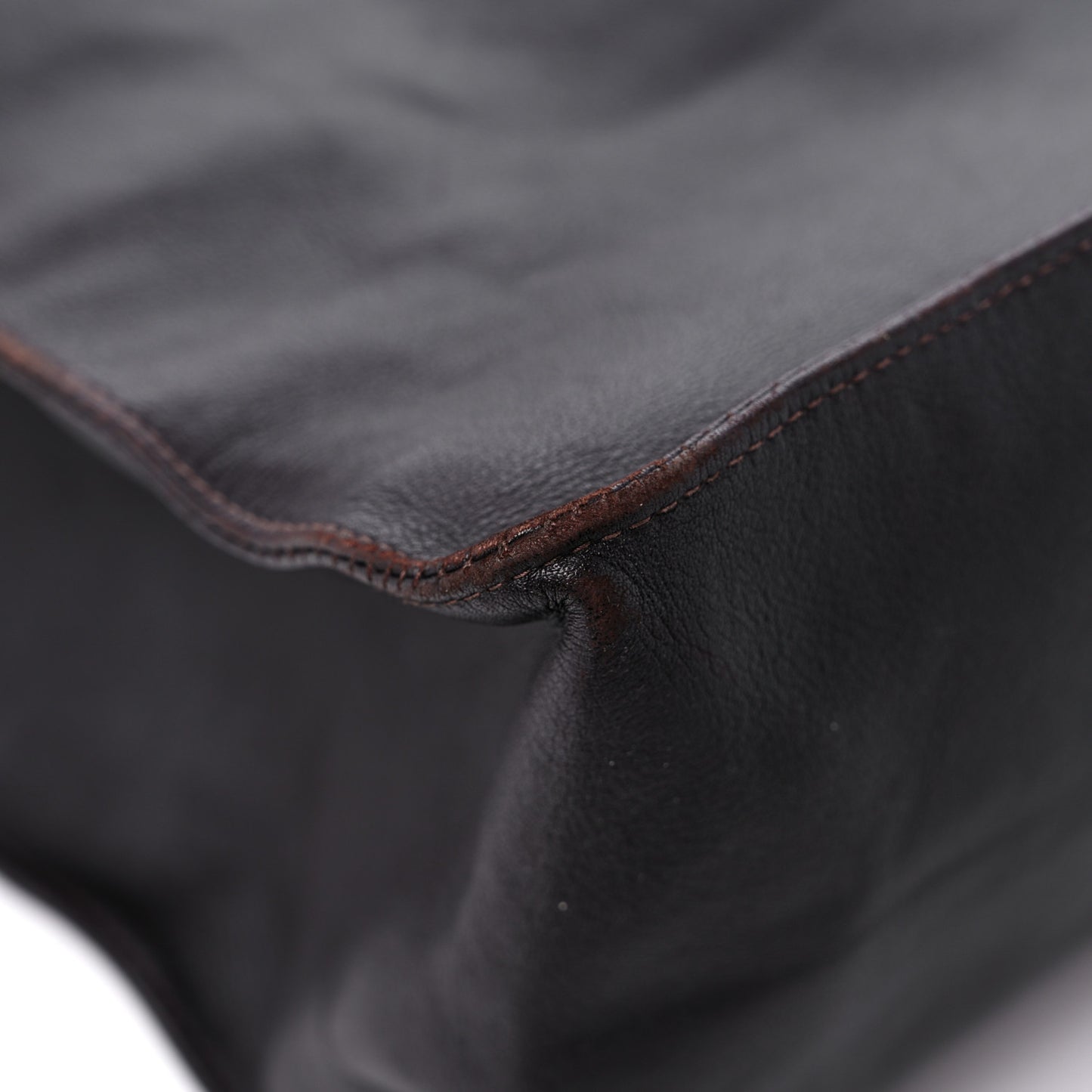 Lambskin CC Tote Brown