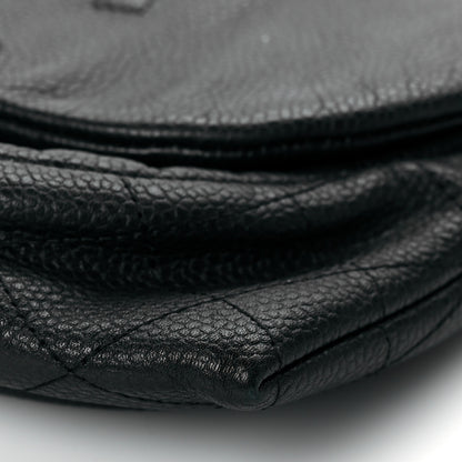 Chanel Caviar Half Moon Wallet On Chain WOC Black 10 of 10