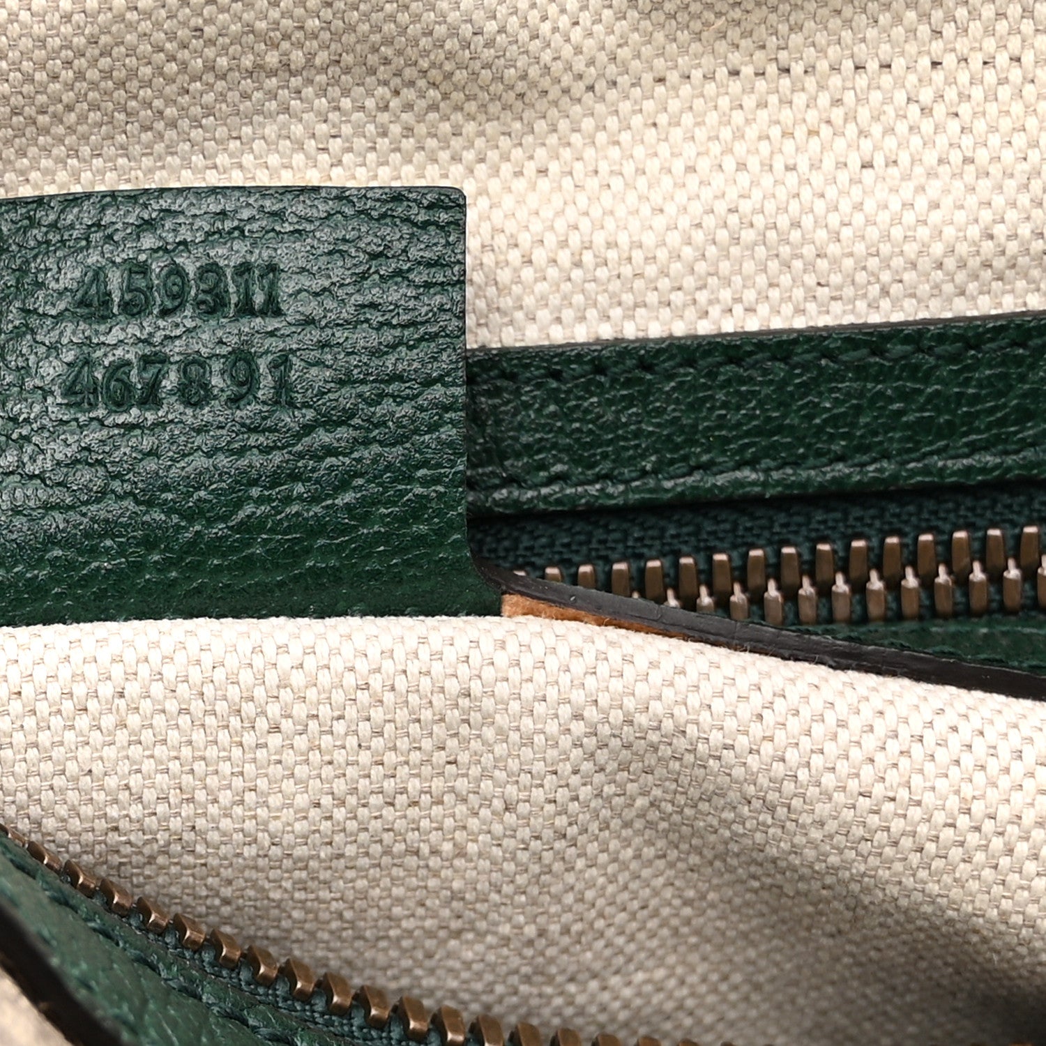 Gucci Soft GG Supreme Monogram Neo VintageWeb Skull Medium Duffle Bag Beige New Acero Green 6 of 13