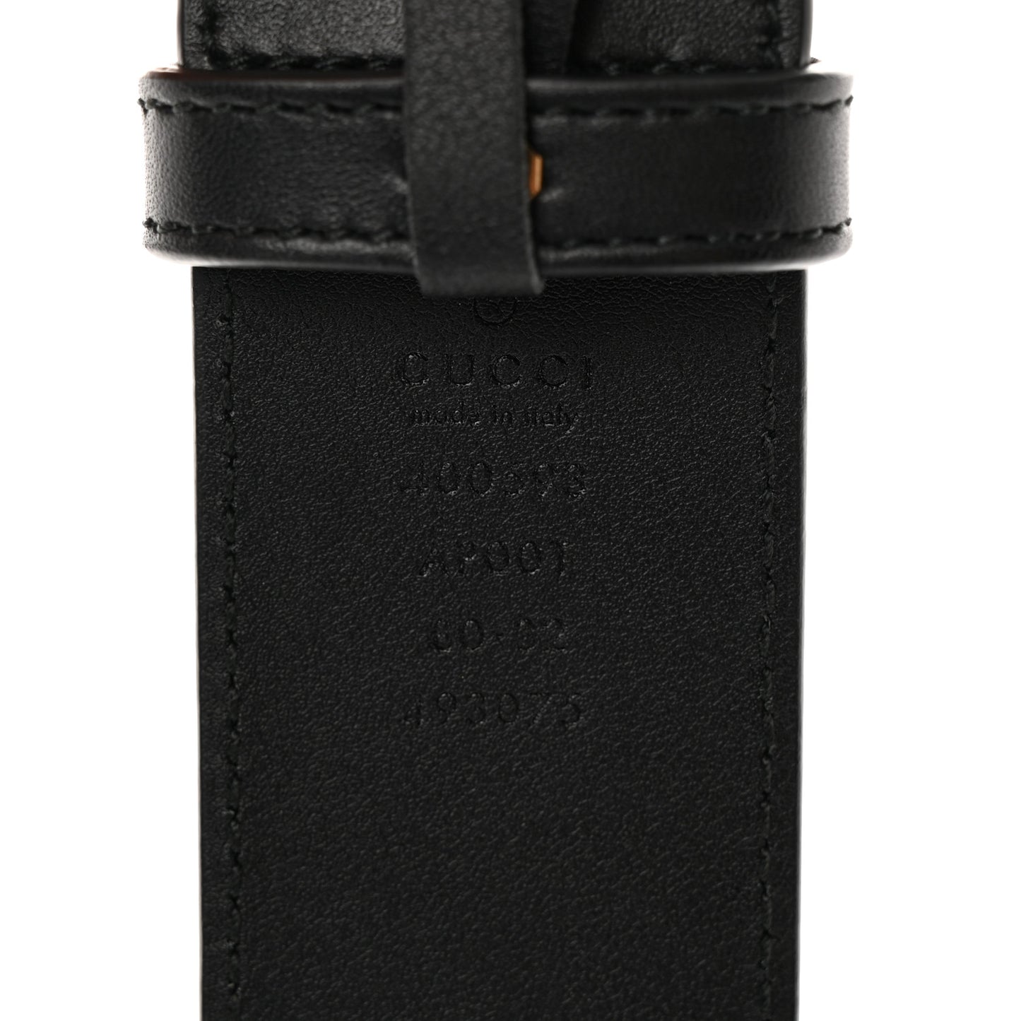 Calfskin Double G 40mm Belt 80 32 Black