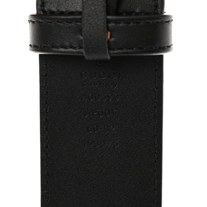 Gucci Calfskin Double G 40mm Belt 80 32 Black 3 of 7