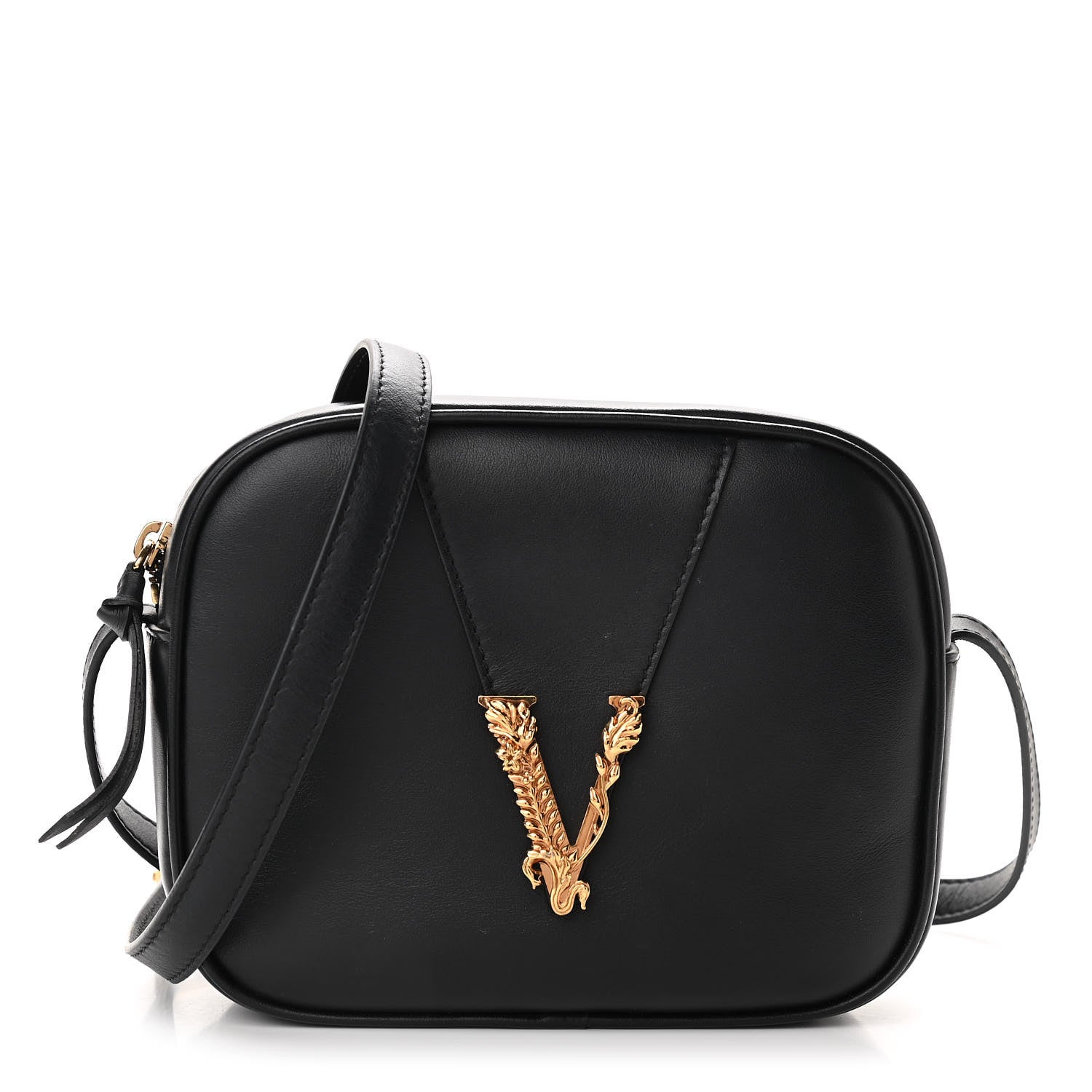 Versace Nappa Virtus Camera Bag Black 1 of 9