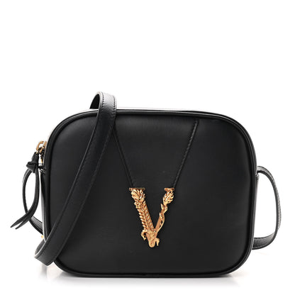 Versace Nappa Virtus Camera Bag Black 1 of 9
