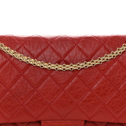 Chanel Aged Calfskin Quilted 2.55 Reissue 227 Flap Red 8 of 11